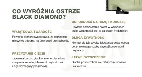 B536 GORDON Vector Liner profesjonalna, wysokowydajna maszynka do strzyżenia włosów