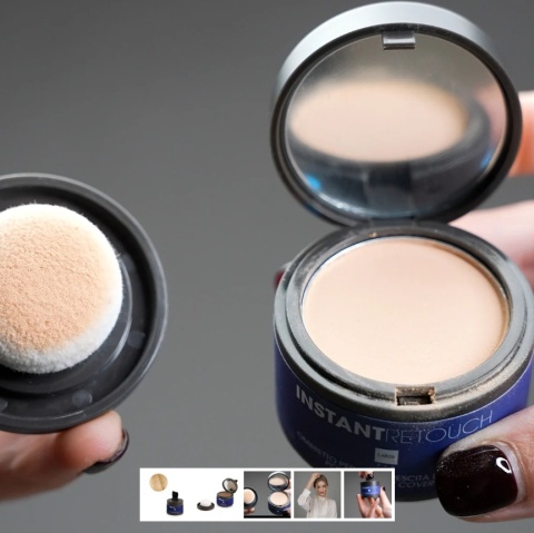 BŁYSKAWICZNY RETUSZ H646 puder do tuszowania odrostów INSTANT RETOUCH HAIR KOLOR Jasny blond