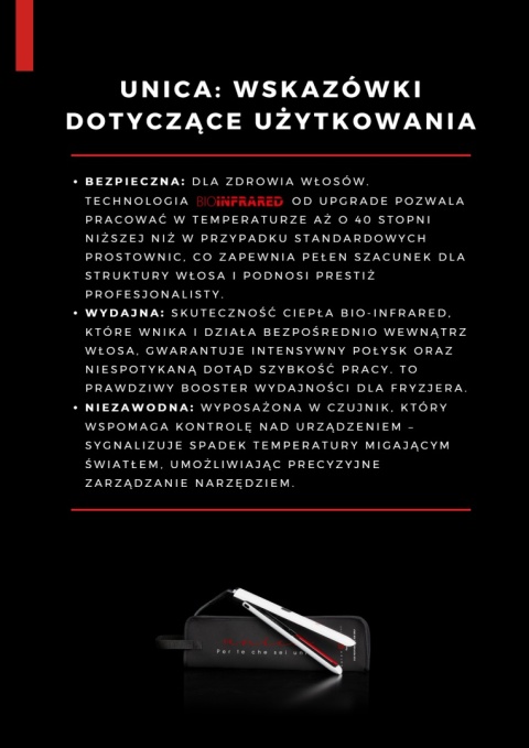 Ug122 Upgrade Bio Infrared Prostownica Do Włosów Doczepianych I Przedłużanych , Bezpieczna Stylizacja