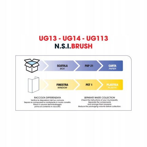 UG14 Upgrade szczotka anty-statyczna NANO/ION 33 mm do modelowania